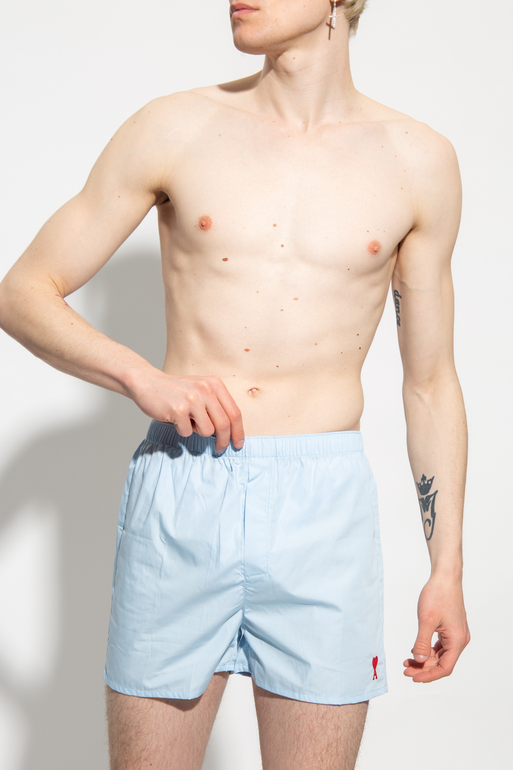 andie　　ami alexander mattiussi Ami Alexandre Mattiussi T-shirt with embroidered logo